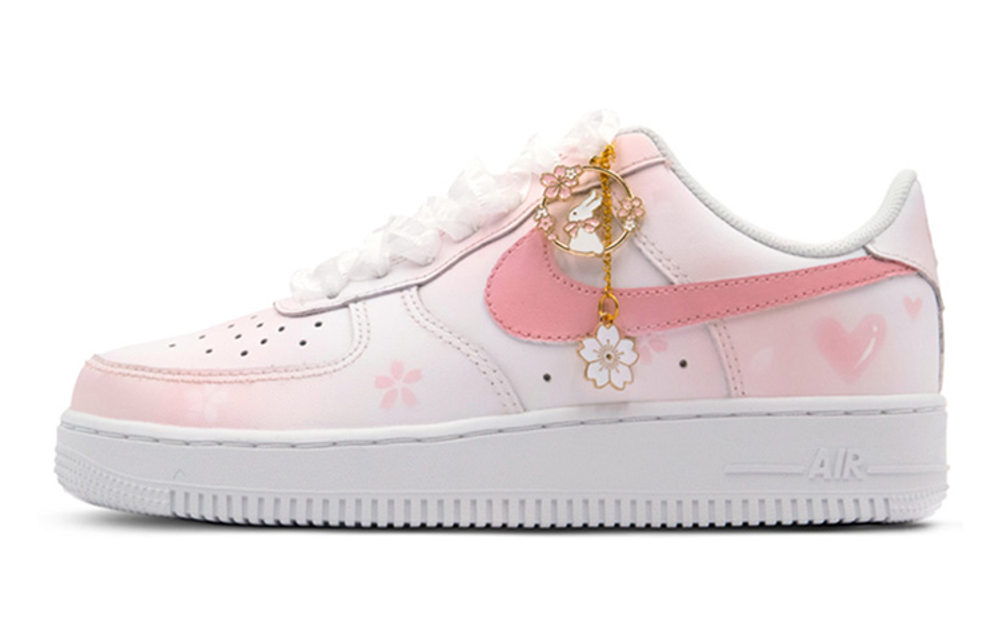 Nike Air Force 1 LE Air Force 1 Leather Slip Resistant Cushioning Abrasion Resistant Low top Skateboard Shoes GS