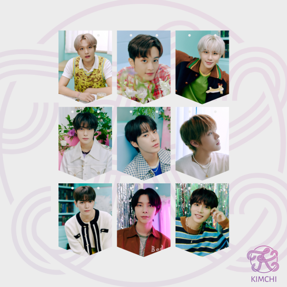 Набор флажков на веревке NCT127 - Sticker (Dreamer ver.) Набор флажков на веревке NCT127 - Sticker (Dreamer ver.)