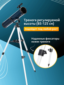 Телескоп Levenhuk Discovery Sky T76 с книгой