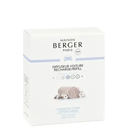 Maison Berger Paris Набор из 2 вставок из деликатного хлопка для автомобильного диффузора. 6434