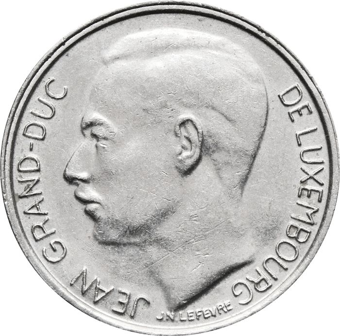 1 франк 1986 Люксембург