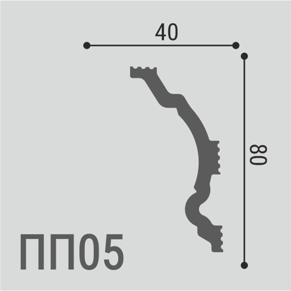 Карниз потолочный ПП 05