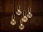 Pendant design lamp Crystal Bulb by Lee Broom (18 suspension)