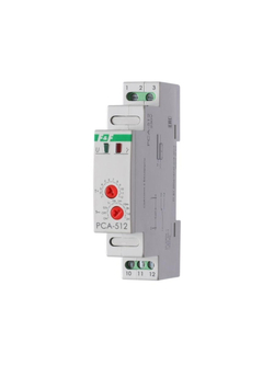 Реле времени PCA-512 8А 230В 1 перекл. IP20 задержка выключ. монтаж на DIN-рейке F&F EA02.001.001