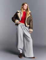 Женская укороченная двусторонняя куртка - BERSHKA