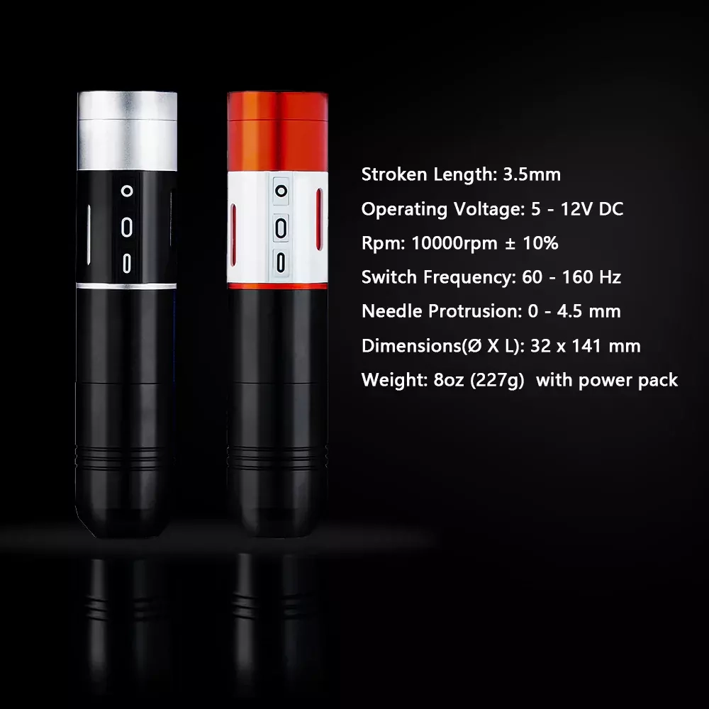 Беспроводная тату машинка EZ P2 MT (MULTI-TOUCH) Red/Whit