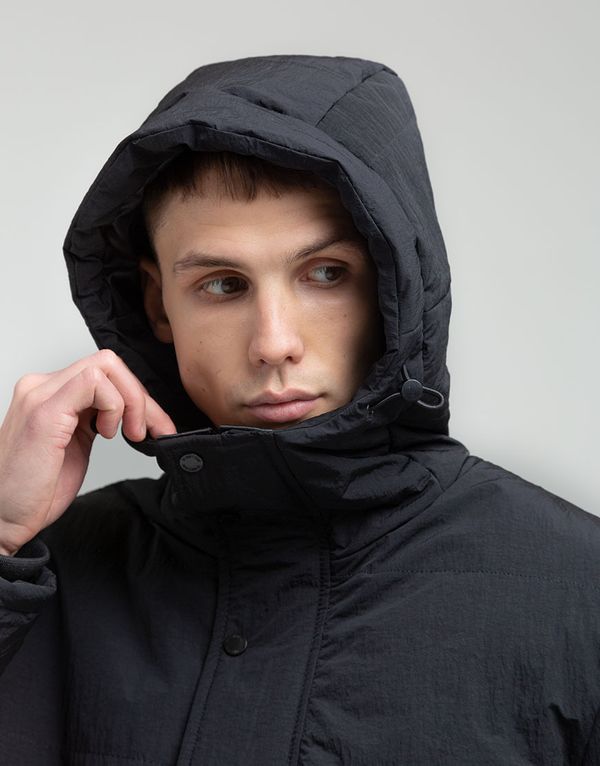 Куртка We Don’t Care Short Puffer Jacket Black - фото 4