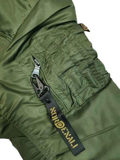 Куртка Бомбер - Denali MA-1 Hooded (т.зеленая - d.green)