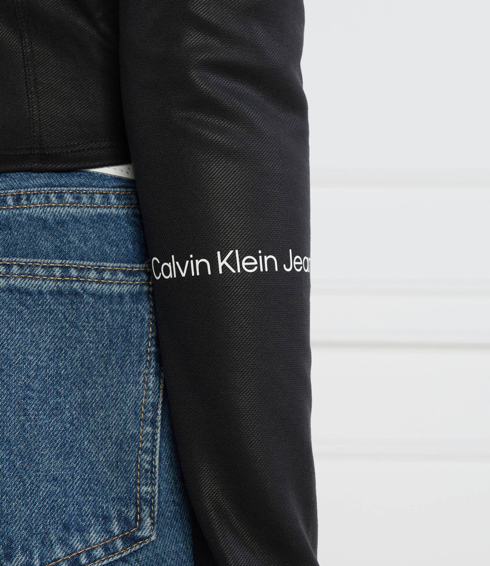 Худи COATED MILANO CALVIN KLEIN JEANS - черный(J20J222197)