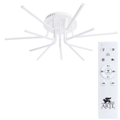 Люстра потолочная Arte Lamp Stick A6207PL-12WH