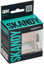 SKANDY Подсветка LED встраиваемая SK-L01Sa песочный IEK