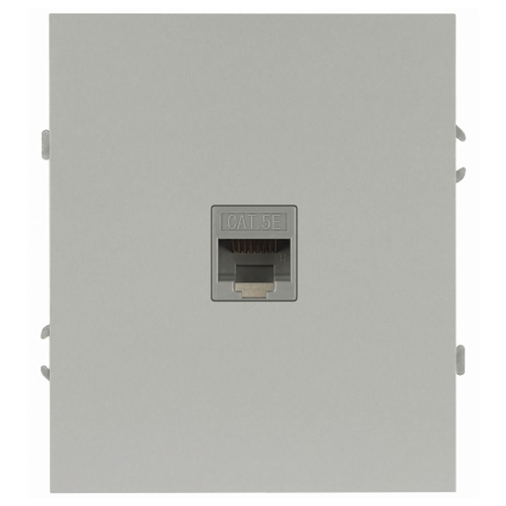 Розетка ЭРА Arktik 16-3107-03 информационная RJ45 алюминий | Эра Arktik