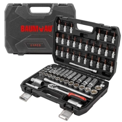 Набор инструментов 61пр., 3/8'' Baum Auto##BaumAuto BM-3611