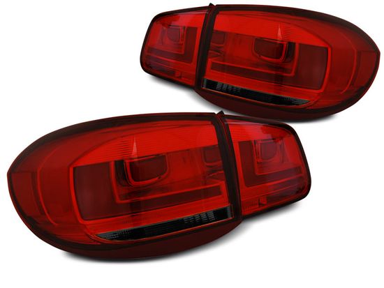 Задние фонари для Volkswagen Tiguan I (07-11) LED Red Smoke