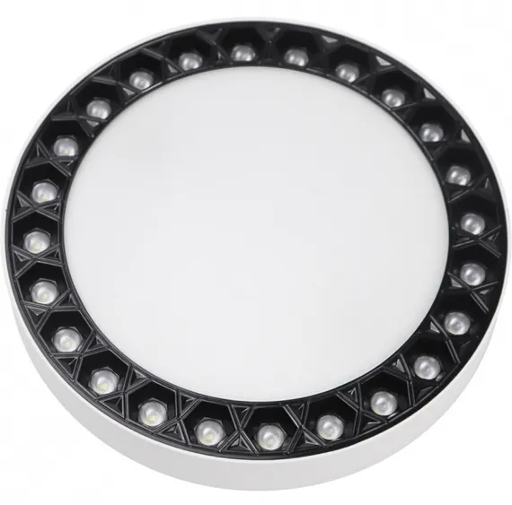 Потолочный светильник Mercury 5552-36W-D217-3/4K-WH+BK iLedex