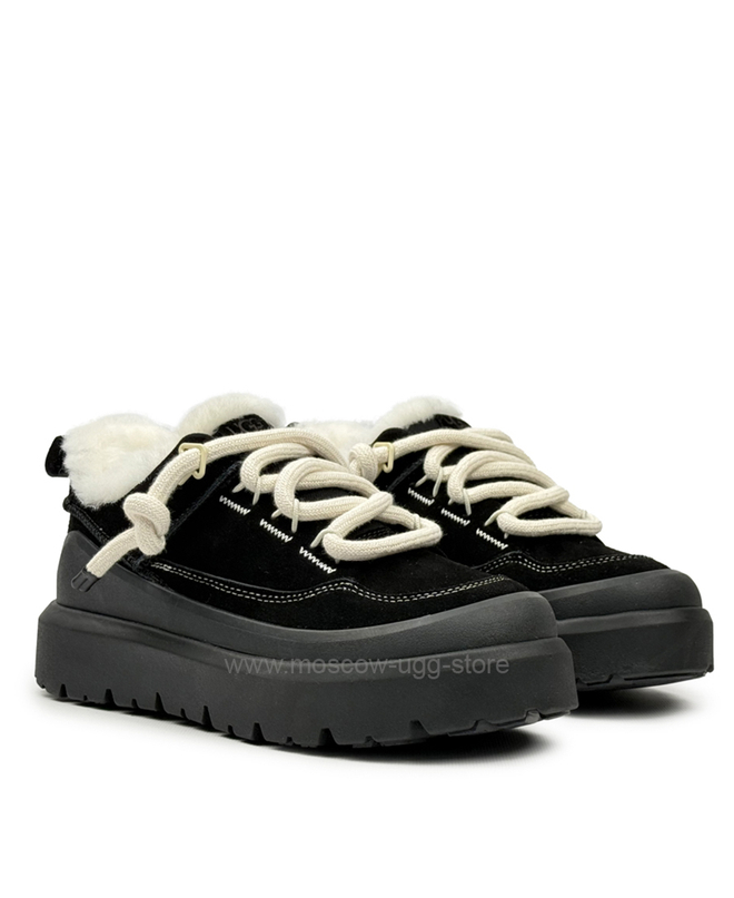 MENS HERITAGE UTILITY SNEAKER - Black