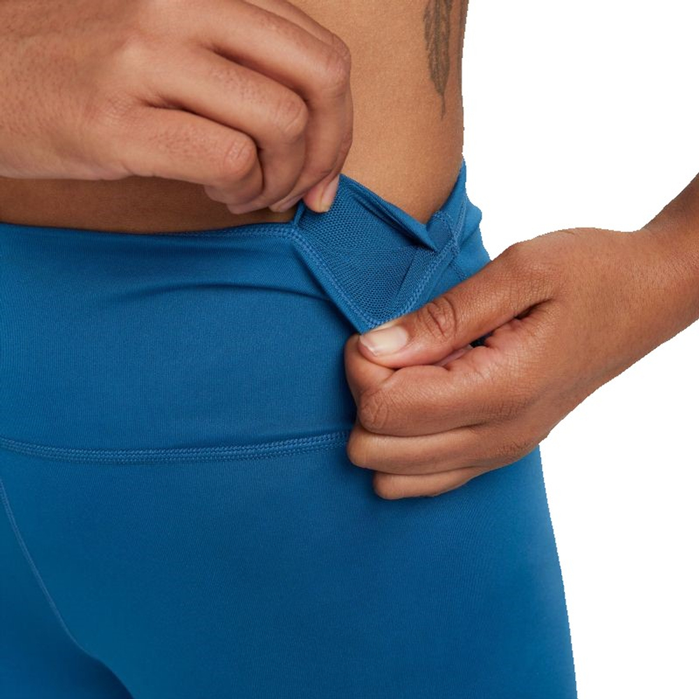 Леггинсы Nike One Dri-Fit Mid-Rise 7/8 Tight - court blue/white
