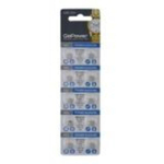 Батарейка GoPower G1/LR621/LR60/364A/164 BL10 Alkaline 1.5V к-т10