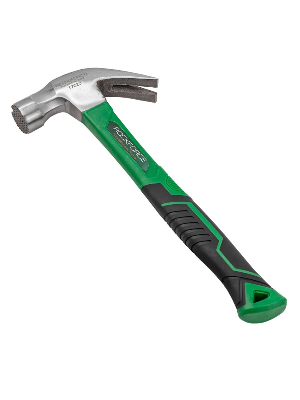 Молоток-гвоздодер с магнитным держателем гвоздя 560гр. RockForce RF-T7020
