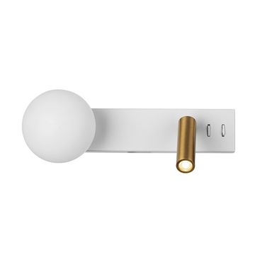 Светильник с выключателем LED 3W 3000K/1*G9 CL704450 белый/бронза Декарт Citilux