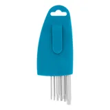 Набор ключей имбусовых Torx -TT, 9 шт: T10-T50, удлиненные, S2, сатинированные Gross — фото 4