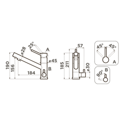 Смеситель для кухни Omoikiri Tonami-WH Хром