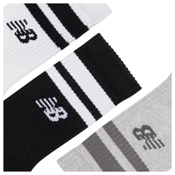 Теннисные носки New Balance Active Lifestyle Striped Crew 3P - multicolor
