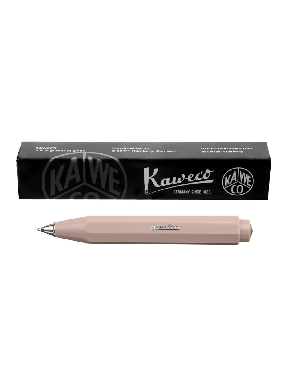 Ручка шариковая KAWECO SKYLINE Sport Macchiato (10001169) 1.0 мм кофейный корпус