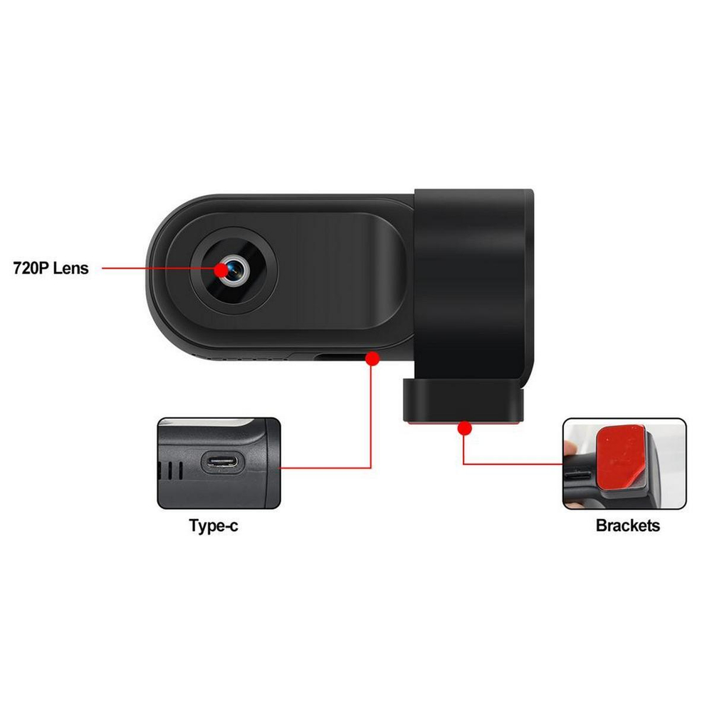 Автомобильная камера для Android магнитол USB HD DVR GZJ-U9