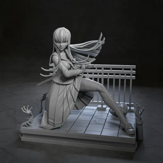 Saeko Busujima diorama - Highschool of the Dead