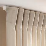 Комплект штор IKEA ROSENROBINIA (РОЗЕНРОБИН), Бежевый, 145x250 см, 2 шт