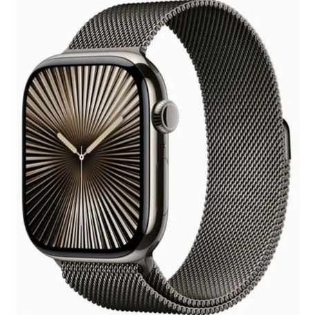 Умные часы Apple Watch S10 42 мм Cell, Slate Titanium, Slate Milanese L