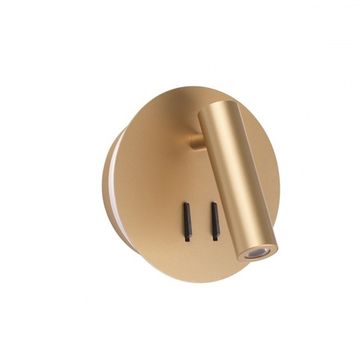 Настенный светодиодный светильник 3913/9WL золото Beam Odeon Light