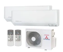 Мульти сплит-система Mitsubishi Heavy 2 x SKM25ZSP-W / SCM45ZS-W