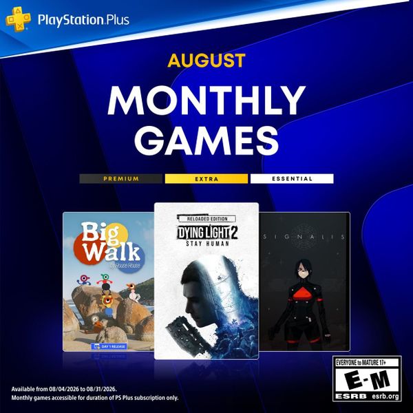 В августе в PS Plus добавят Dying Light 2, Signalis и Big Walk В августе в PS Plus добавят Dying Light 2, Signalis и Big Walk