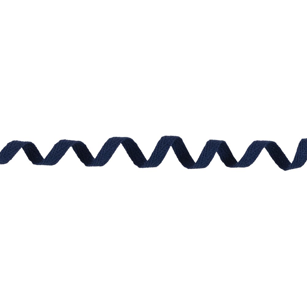 Тесьма (лента) киперная (100% х/б) 5 мм / 50 метров, т.синий/dark blue, Gamma TCT-5
