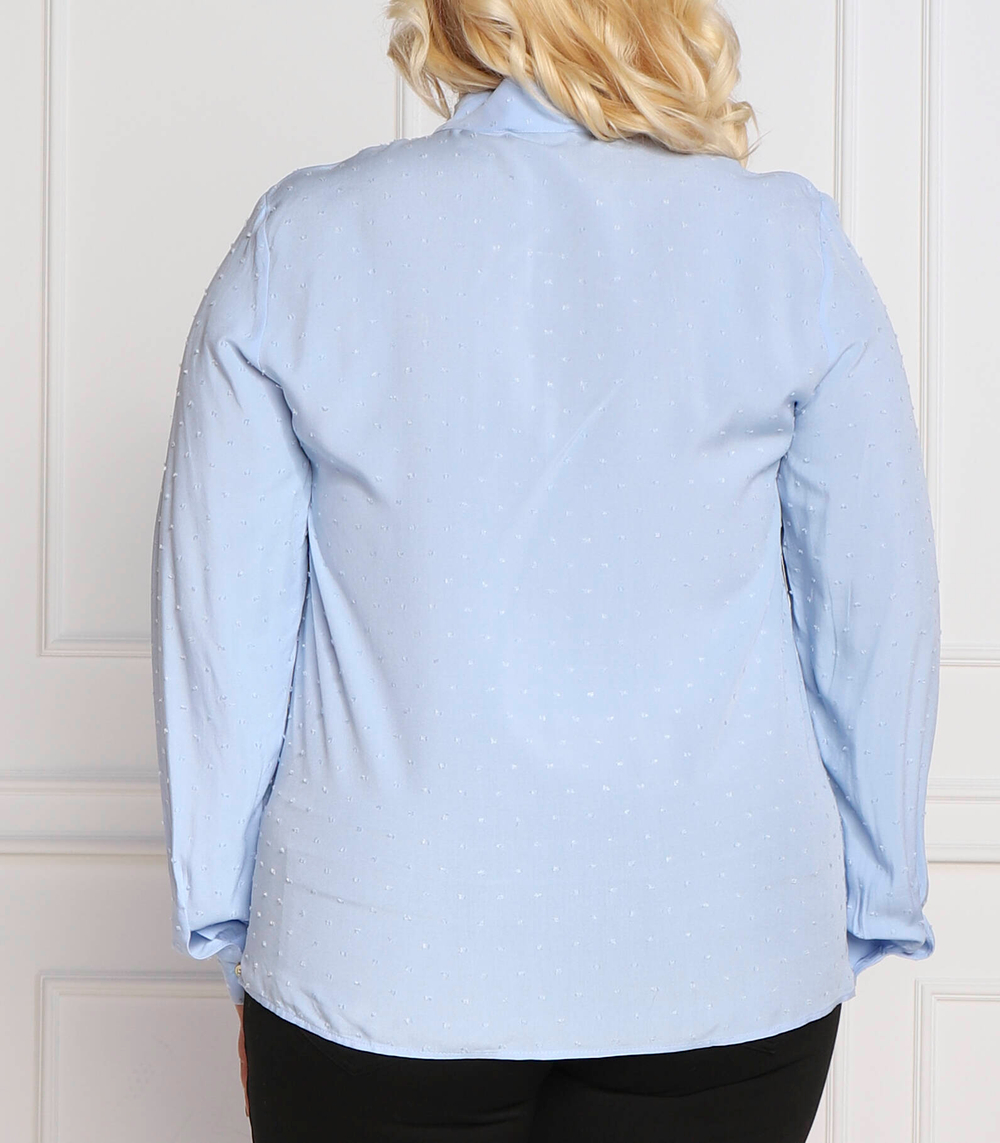 рубашка fiamma plus size Persona by Marina Rinaldi - голубой(7193022)