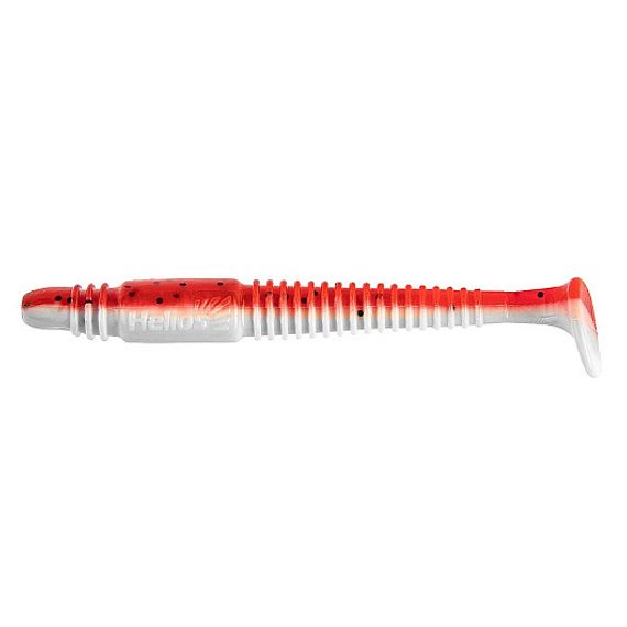 Виброхвост несъедоб. Minoga 3,75'/9.5 см Red & White 20шт. (HS-17-003-N-20) Helios