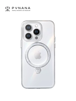 Чехол PYNANA для iPhone 15 PRO перламутр Magsafe