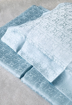 Постельное белье семейное Palombella Everest голубое