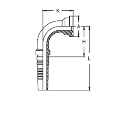 Фитинг DN 20 SFS 1 47.6 (90) Interlock