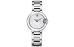 CARTIER Blue Balloon Collection Quartz Movement 30m Water Resistance Women"s Watch Watch 28mm 28 Silver Dial
