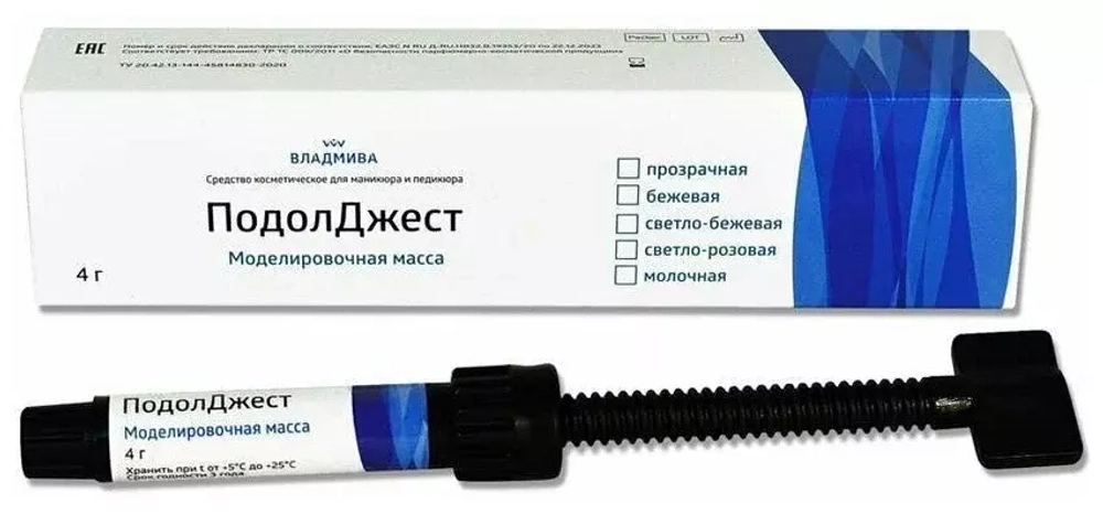Моделировочная масса 4 г прозрачная