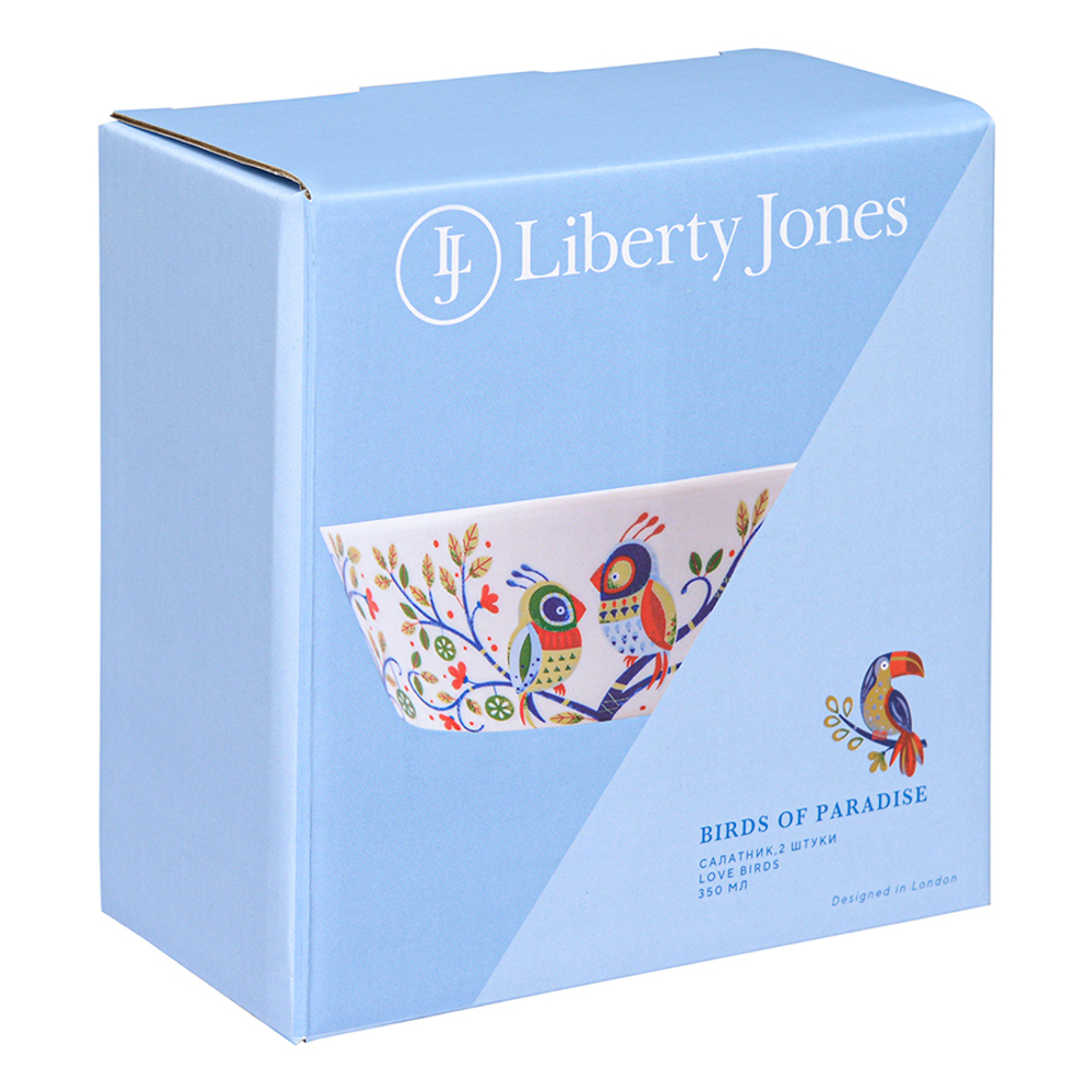 Набор салатников love birds из коллекции birds of paradise в подарочной упаковке,  350 мл, 2 шт.