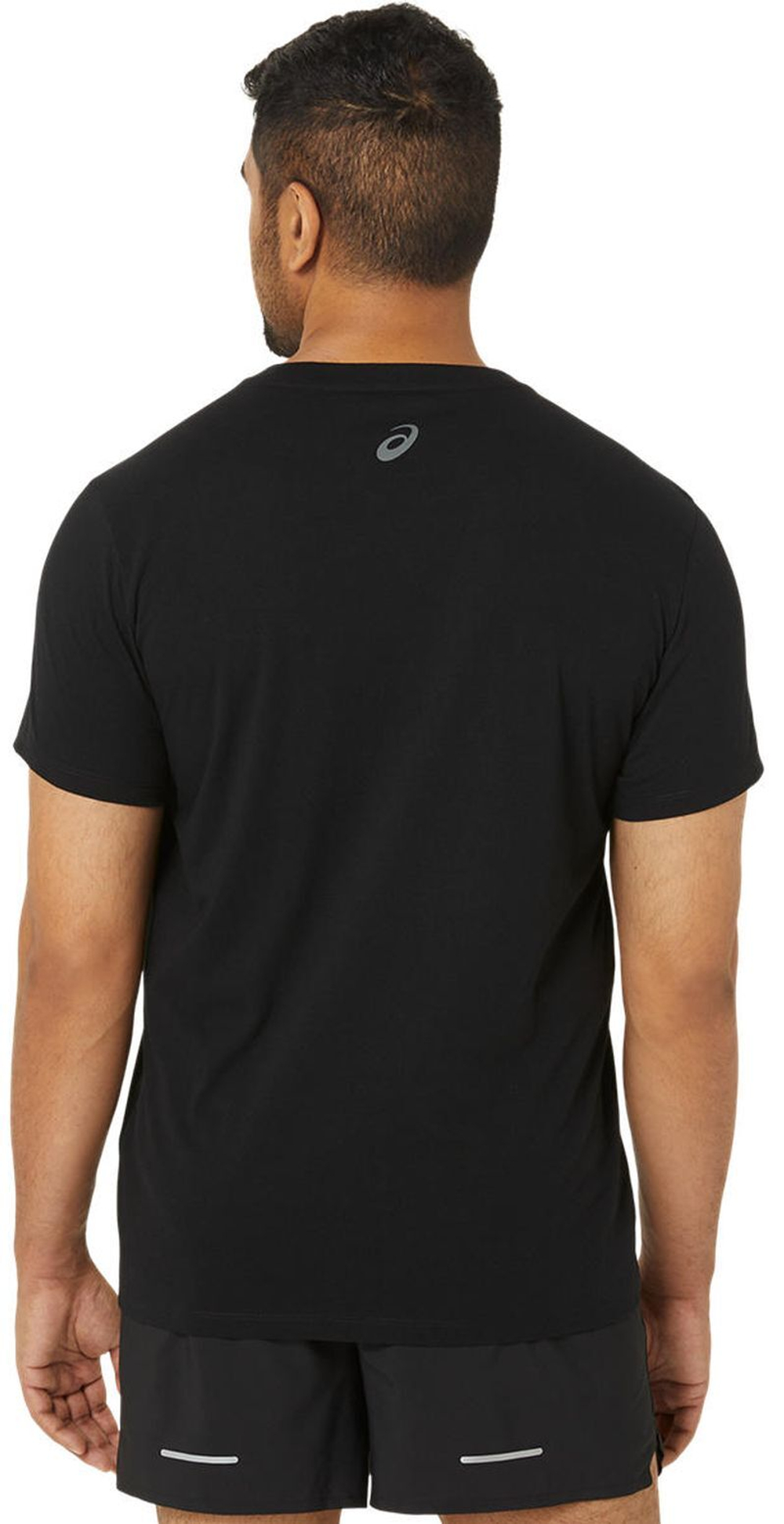 Мужская теннисная футболка Asics Chest Logo Short Sleeve T-Shirt - черный