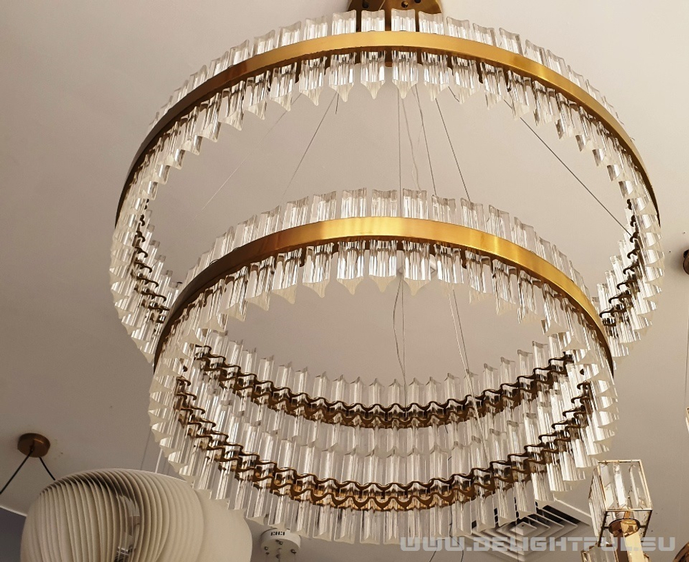 Люстра Saturno by Baroncelli 80+60 cm