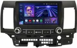 Магнитола для Mitsubishi Lancer X 2007-2016 (рамка с крутилками и кнопками) - Teyes CC3-2K на Android 10, Быстрая, 2K QLED, CarPlay, 4G SIM-слот