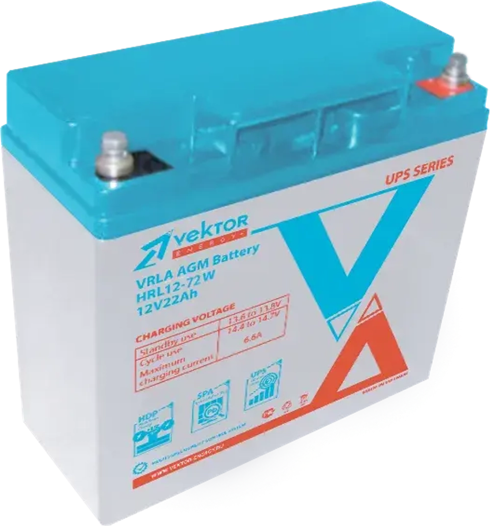 Аккумуляторная батарея Vektor Energy HRL 12-80W
