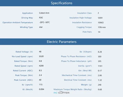 T-Motor СubeMars RO60 KV115