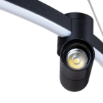 Подвесная люстра Arte Lamp RING A2186SP-1BK, 1хLED